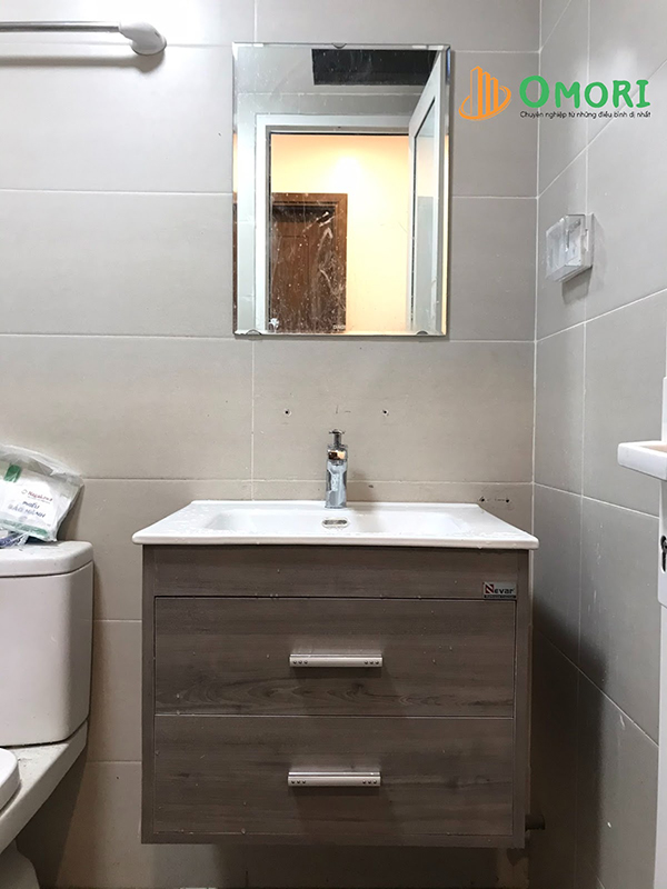 Dự án số 8 Anh Thắng FLC Đại Mỗ - Bài trí nội thất phòng tắm siêu nhỏ, diện tích hẹp