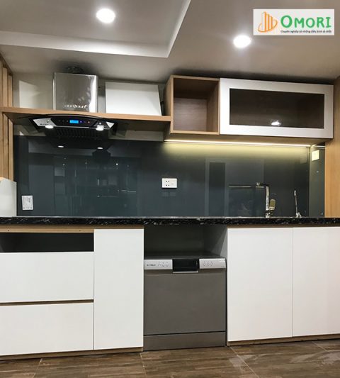 Nhà chị Thủy - Tây Hồ: Thiết kế nội thất phòng bếp