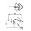 VÒI BẾP NÓNG LẠNH INAX SFV-212S, omori.vn