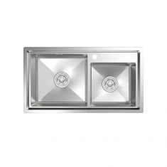 Chậu rửa bát Roslerer RL04-688 2 hố lệch