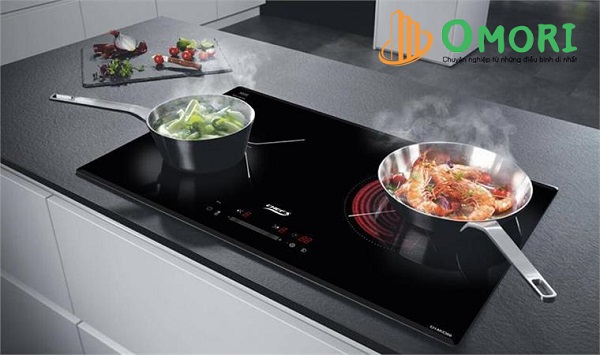bếp điện từ kết hợp hồng ngoại