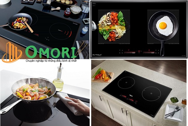 Bếp từ 2 vùng nấu