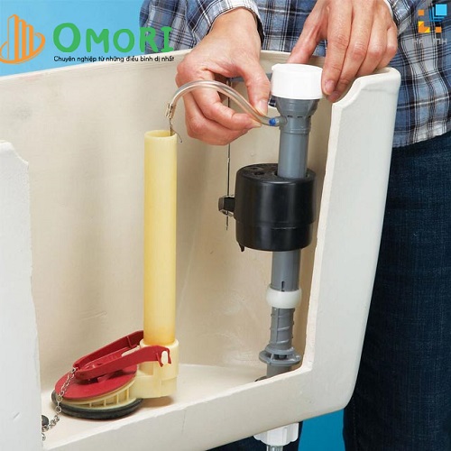 van xả bồn cầu