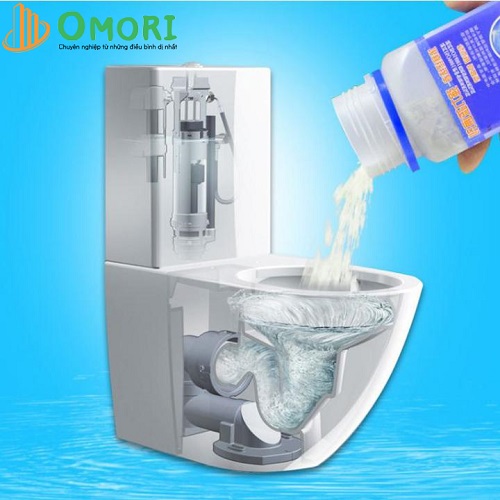 bột thông bồn cầu