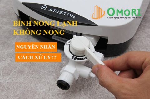 bình nóng lạnh không nóng