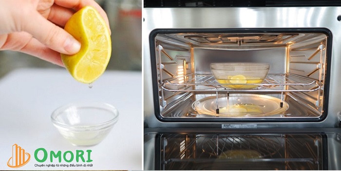 Cách vệ sinh lò nướng bằng chanh