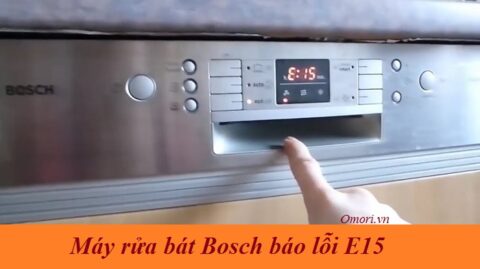 lỗi e15 máy rửa bát bosch