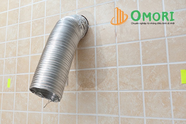 Ống thoát khí của máy hút mùi