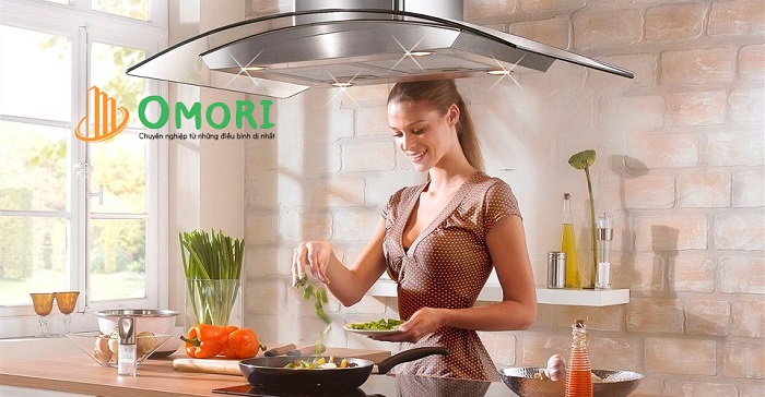 sử dụng máy hút mùi thông minh