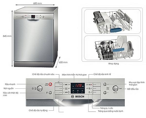 máy rửa bát bosch serie 6
