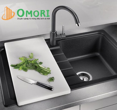 Vòi rửa chén ngổng cứng gắn chậu