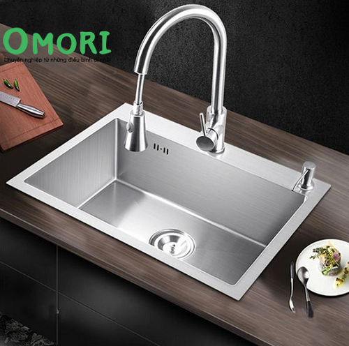 Chậu rửa bát inox 1 hố KB-6045