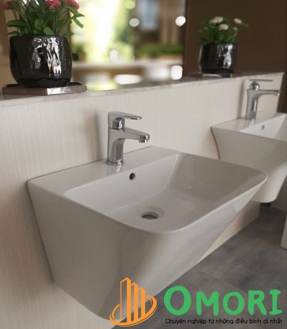 chậu lavabo treo tường