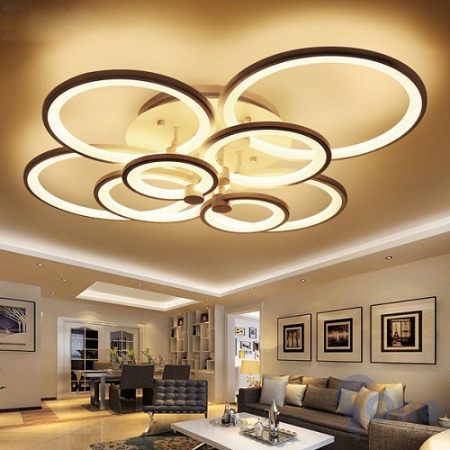 đèn mâm ốp trần