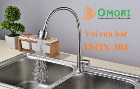 vòi rửa bát inox 304