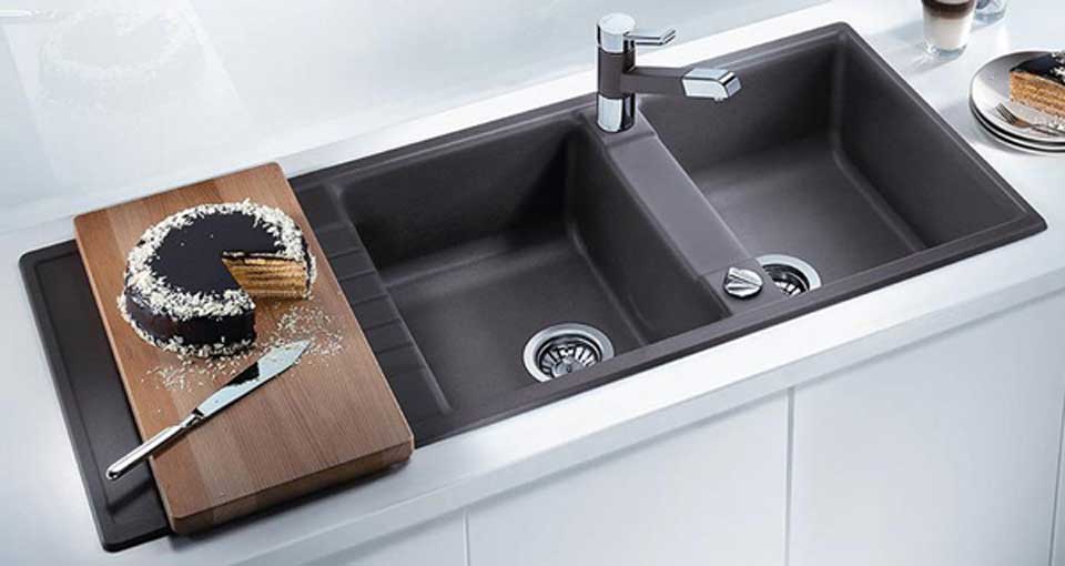 chậu đá balncozia 8s màu xám