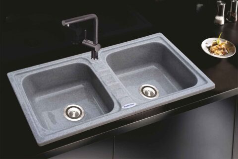 chậu rửa bát bằng đá thiết kế sang trọng