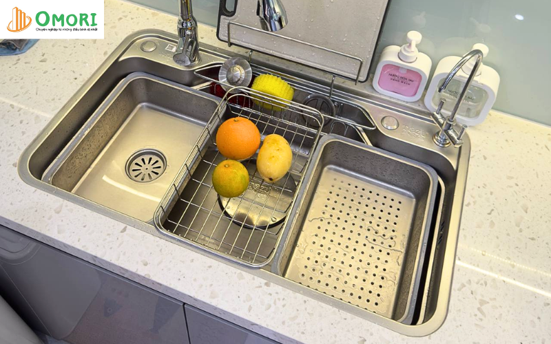 Có nên chọn chậu rửa bát 1 hố inox 304 hay không?